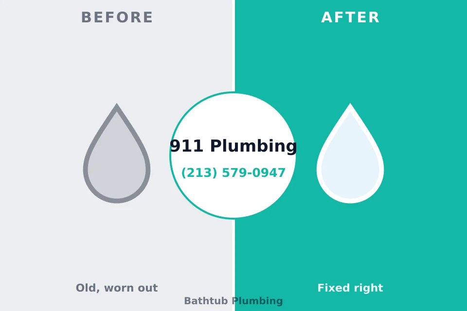 Before and after: plumbing repair Waldport, OR